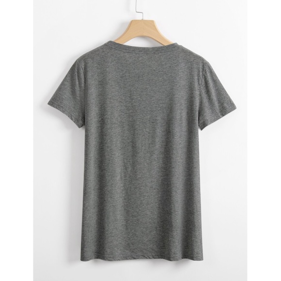 Sunflower Printed Gray Tee Shirt Graphic - Picture 2 of 13